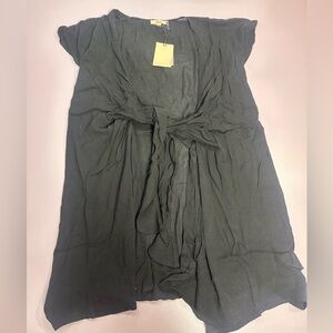 Elan brand cover up linen top size M NWT